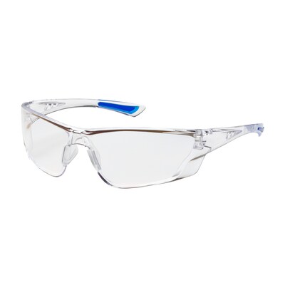Bullseye™ Rimless Safety Glasses with Gray Temple, Gray Lens and Anti-Scratch / FogLess™ Coating