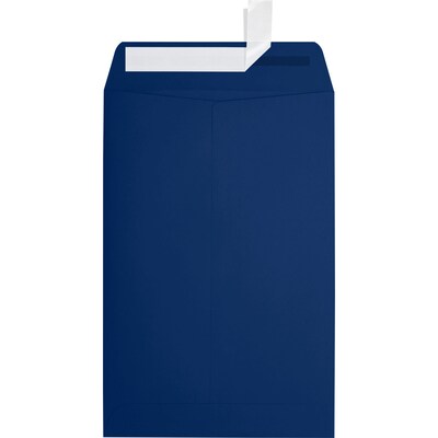 JAM Paper 6 x 9 Open End Envelopes, Navy Blue, 250 Pack (1644-103-250)
