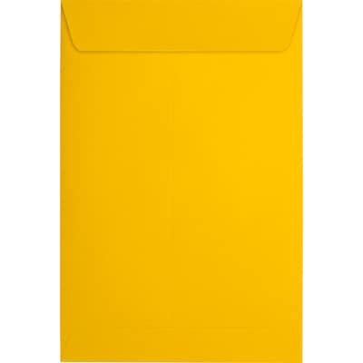 JAM Paper 6 x 9 Open End Envelopes, Sunflower Yellow, 50 Pack (EX1644-12-50)