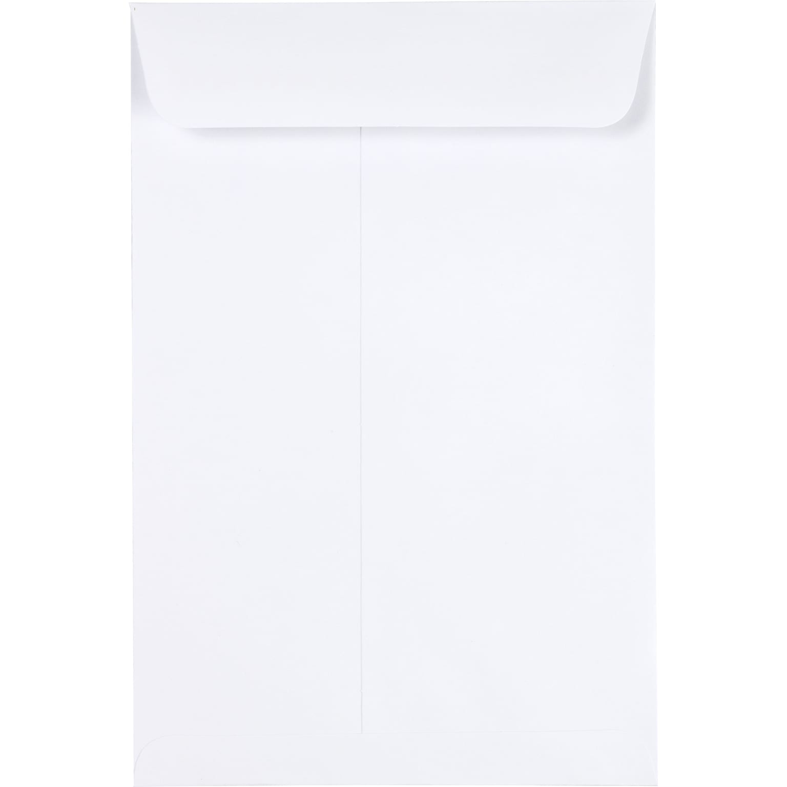 JAM Paper 6 x 9 Open End Envelopes, Peel & Seal, White, 500 Pack  (95447-500)