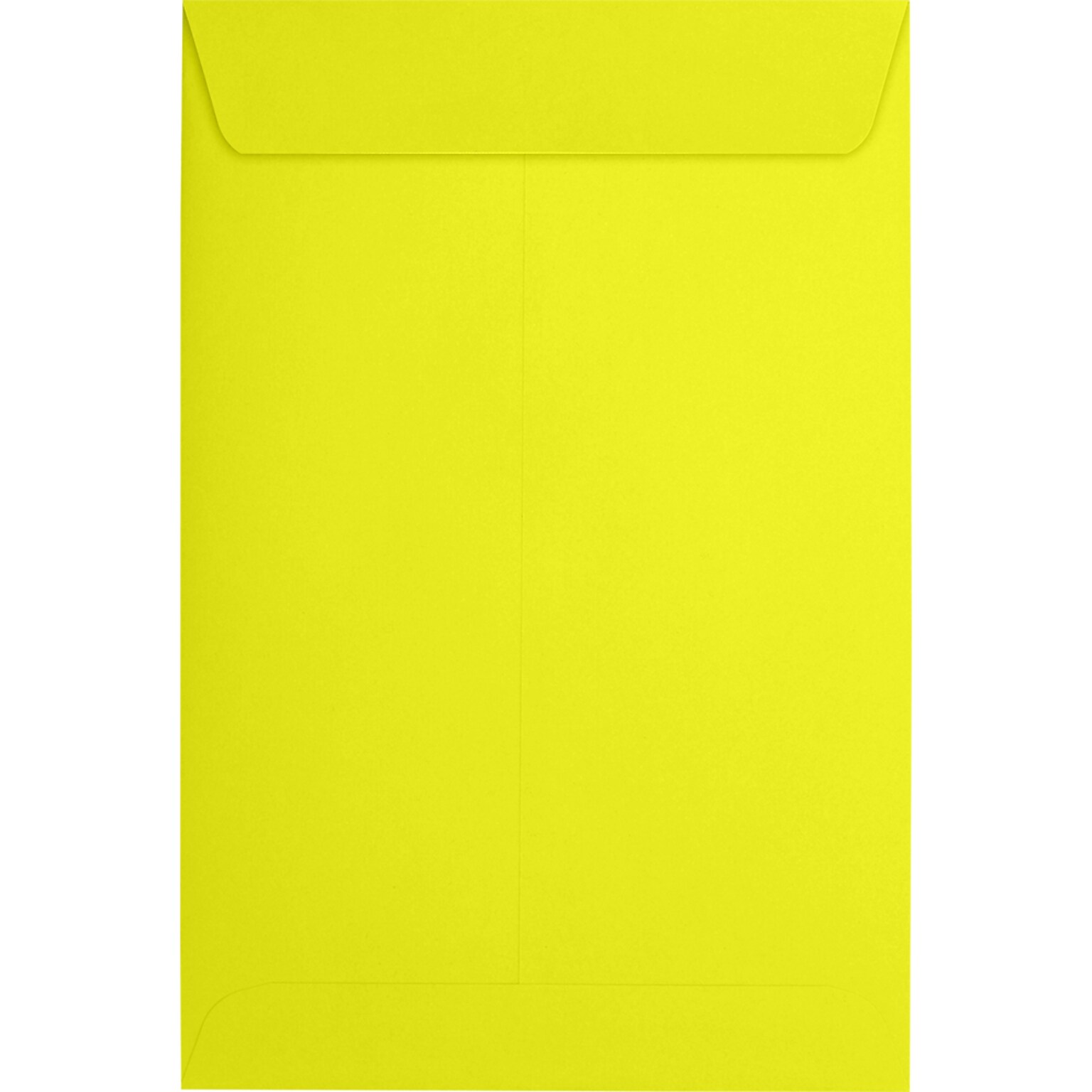 JAM Paper 6 x 9 Open End Envelopes, Citrus Yellow, 50 Pack (1644-L20-50)