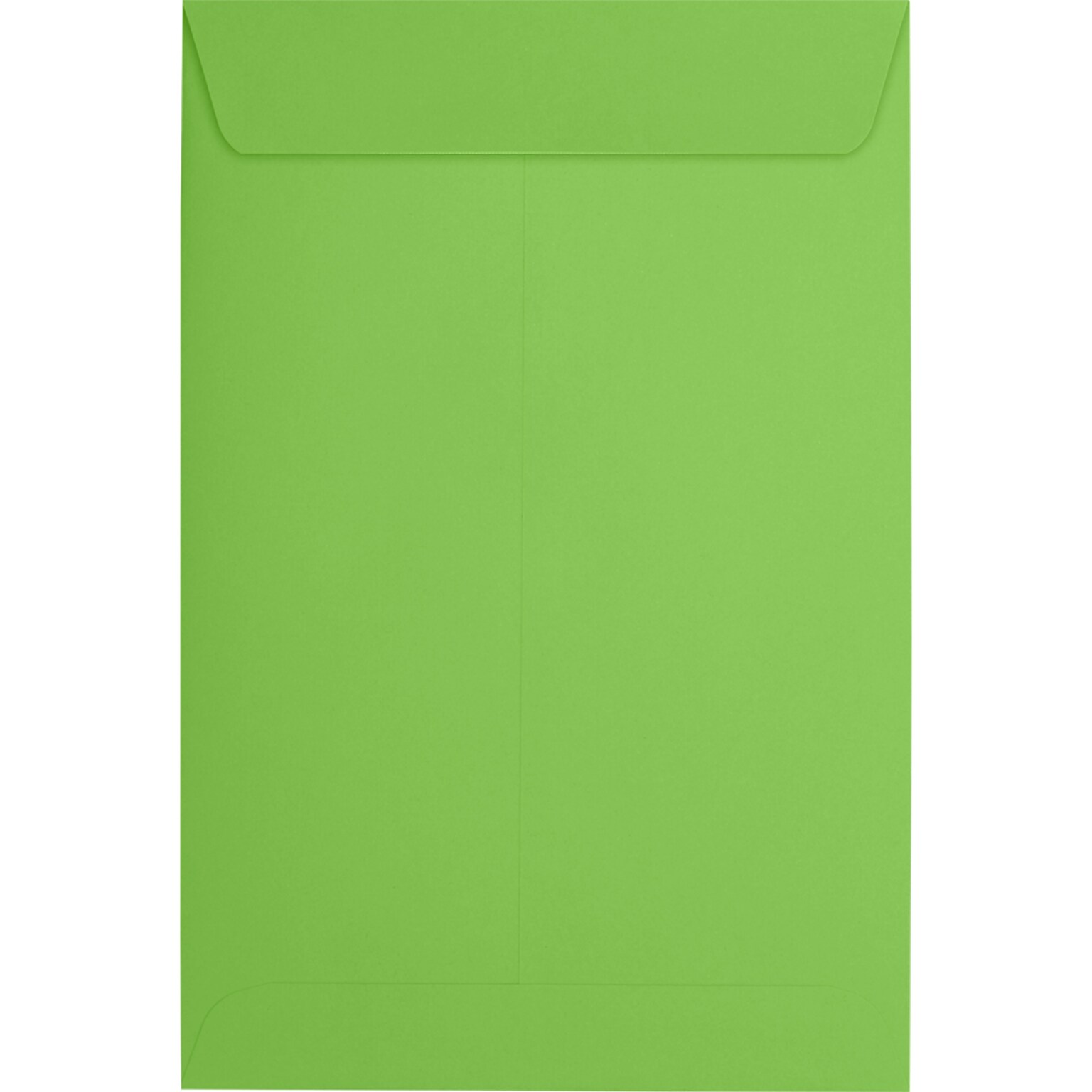 JAM Paper 6 x 9 Open End Envelopes ,Limelight , 50 Pack, Green (LUX-1644-101-50)