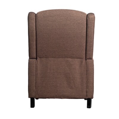 Flash Furniture Prescott Fabric Push Back Recliner Chair, Brown (BOBS70021BR)
