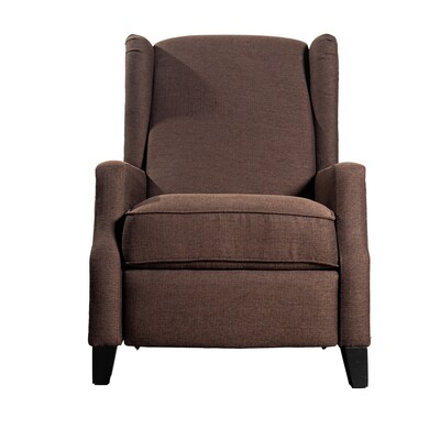 Flash Furniture Prescott Fabric Push Back Recliner Chair, Brown (BOBS70021BR)