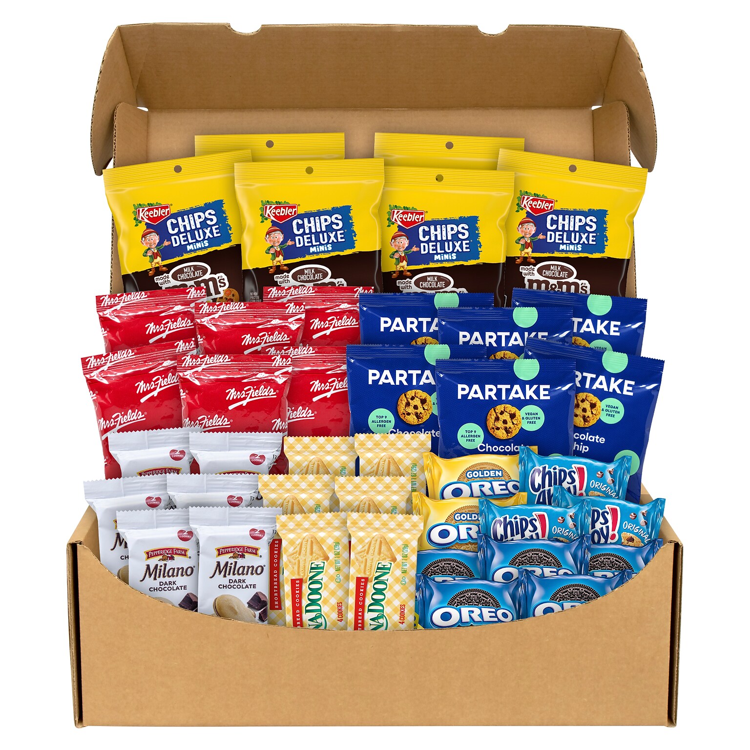 Snack Box Pros Cookie Lovers Snack Box, 40 Packs/Box (700-00162)