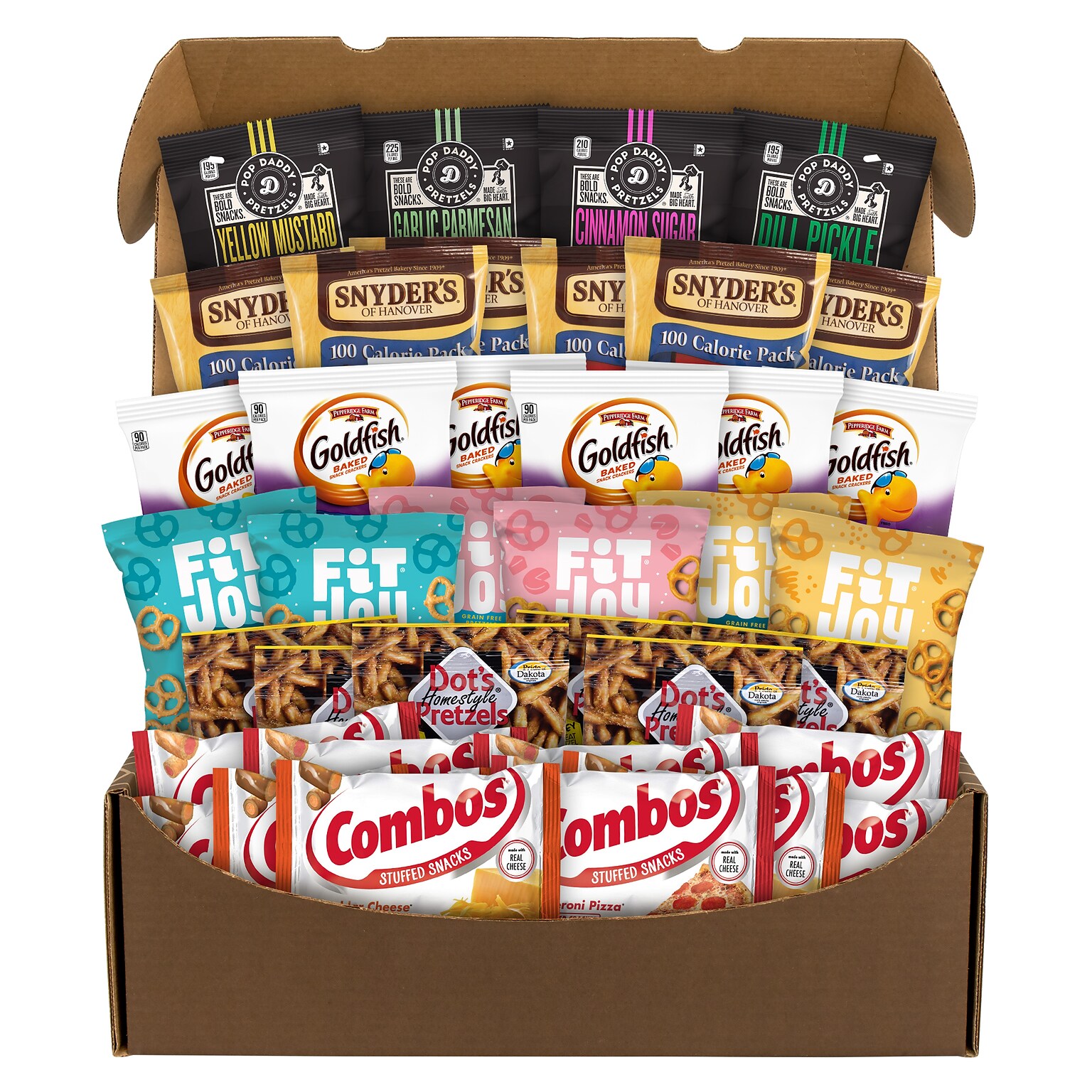 Snack Box Pros Pretzel Lovers Snack Box, 38 Bags/Box (700-00160)