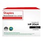 Staples Remanufactured Black High Yield Toner Cartridge Replacement for HP 206X (STW2110X)