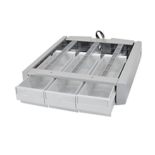 Ergotron 4-Compartments Plastic Drawer Organizer, Gray/White (SV43/44)