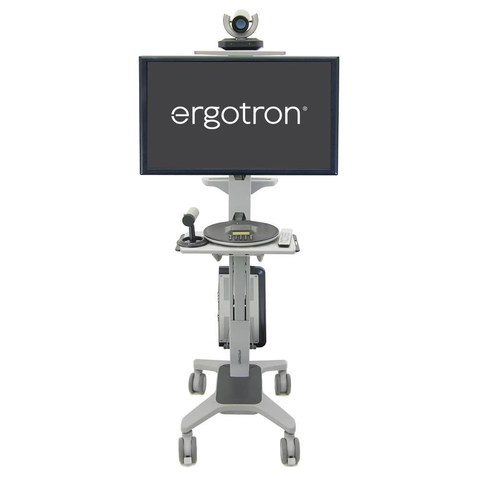 Ergotron Neo-Flex Mobile Computer Stand, Two-Tone Gray (24-189-055)