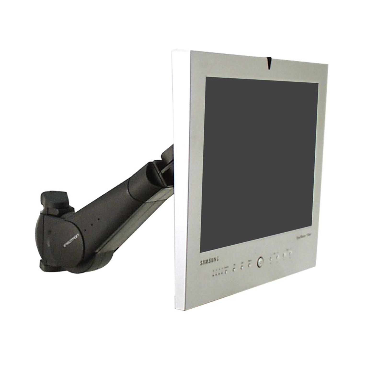 Ergotron 400 Series Adjustable Single Arms Wall Mount System, 24 Screen Support, Black (45-007-085)