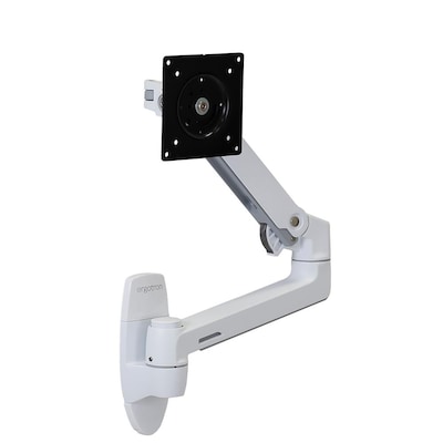 Ergotron LX Adjustable Single Arm Wall Monitor, 34 Screen Support, White (45-243-216)