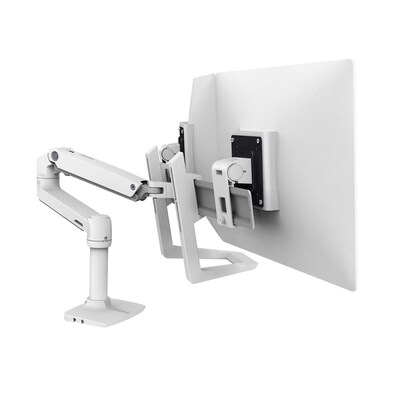 Ergotron Adjustable LX Dual Direct Handle Kit, White (98-037-062)