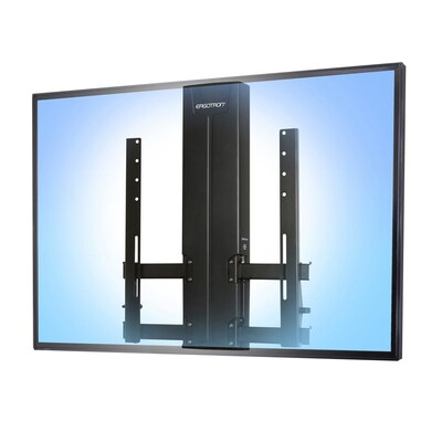 Ergotron Glide Wall Adjustable Single Arm TV Mount, 55" Screen Support, Black (61-061-085)