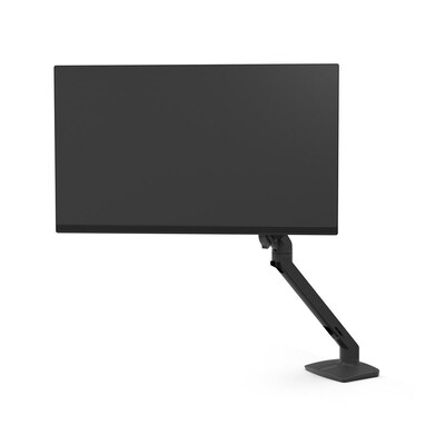 Ergotron MXV Desk Adjustable Single Arm with 2-Piece Clamp, 34 Screen Support, Black (45-486-224)