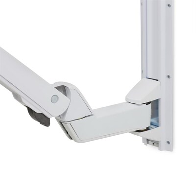 Ergotron SV Sit-Stand Combo Adjustable Single Arm Extender, 34 Screen Support, White (97-858-216)