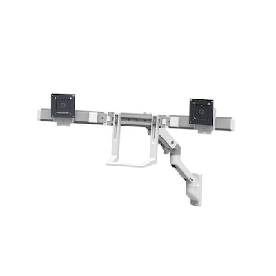 Ergotron Adjustable Desk Mount, 32" Screen Support, White (45-479-216)