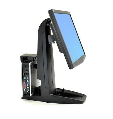 Ergotron Neo-Flex Adjustable Display Stand, 24 Screen Support, Black (33-338-085)