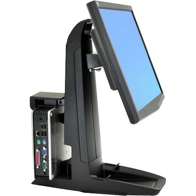Ergotron Neo-Flex Adjustable Display Stand, 24 Screen Support, Black (33-338-085)