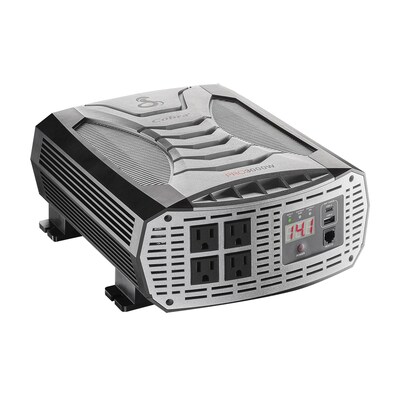 Cobra PRO 3000W Professional-Grade Power Inverter with Remote, Black (CPI3000W)