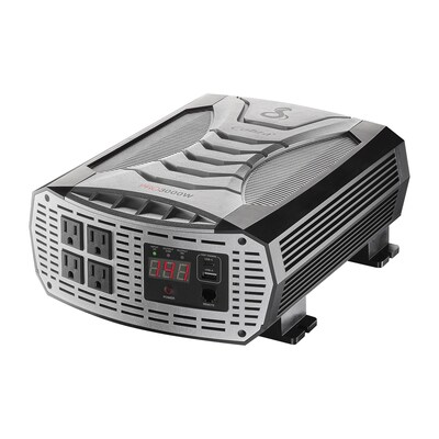 Cobra PRO 3000W Professional-Grade Power Inverter with Remote, Black (CPI3000W)