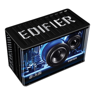 Edifier Tabletop Bluetooth Speaker with GaN Charger & Light Effects, Black (QD35)