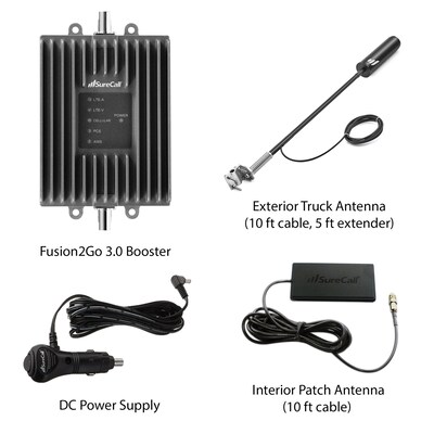 SureCall Fusion2Go OTR 5G/4G LTE In-Vehicle Cell Phone Signal Booster, Black (SC-Fusion2Go3-OTR)