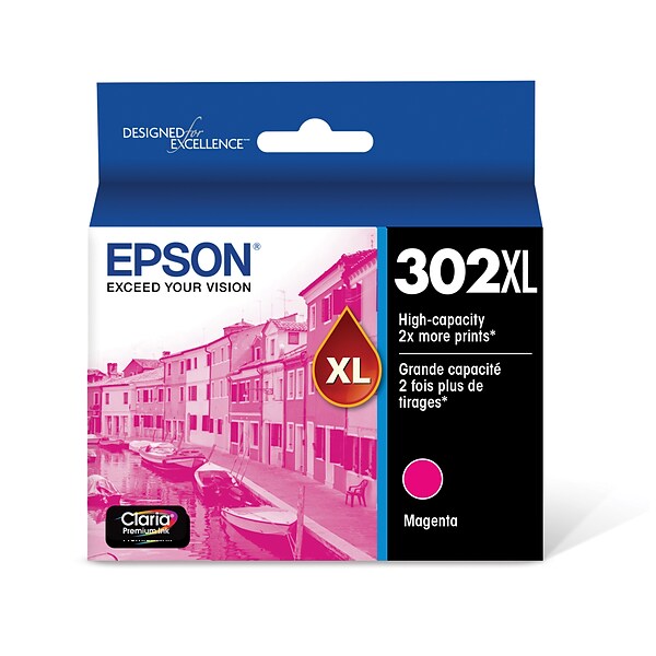 Epson T302XL Magenta High Yield Ink Cartridge