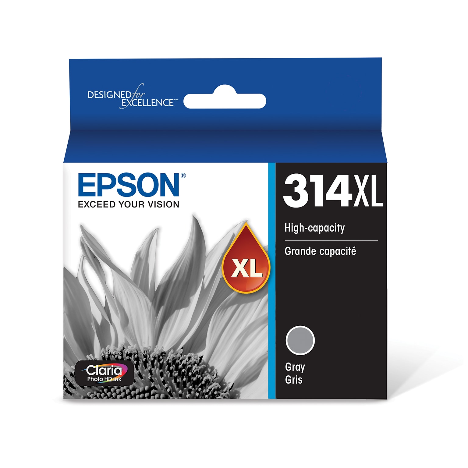 Epson T314XL Gray High Yield Ink Cartridge