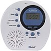 Jensen Water-Resistant Digital AM/FM Bluetooth Shower Clock Radio (JWM-160)