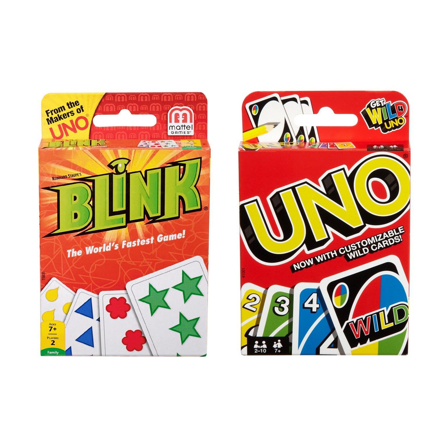 Mattel Game Set, Blink Card Game and UNO Card Game (T5931-41001-KIT)