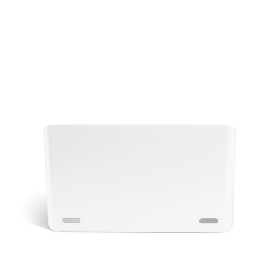 Poppin White Desk Organizer, 12.5"W x 7.25"H x 6.75"D  (105081)