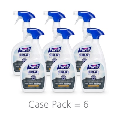PURELL Professional Surface Disinfectant Spray, Fresh Citrus Scent, 32 Fl. Oz., 6/Carton (3342-06)