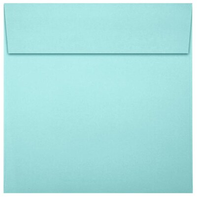JAM Paper Self Seal Invitation Envelopes, 5 1/4" x 5 1/4", Seafoam Green, 500/Pack (8510-113-500)