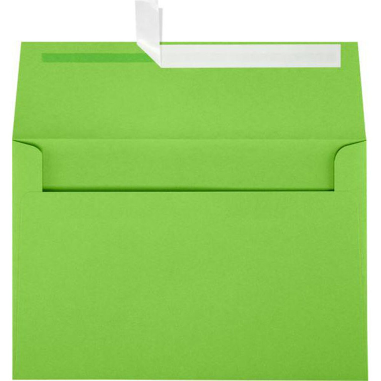 JAM Paper A8 Self Seal Invitation Envelopes, 5 1/2 x 8 1/8, Limelight Green, 250/Pack (4885-101-250)
