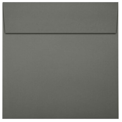 JAM Paper Self Seal Invitation Envelopes, 5 1/4 x 5 1/4, Smoke Gray, 50/Pack (8510-22-50)