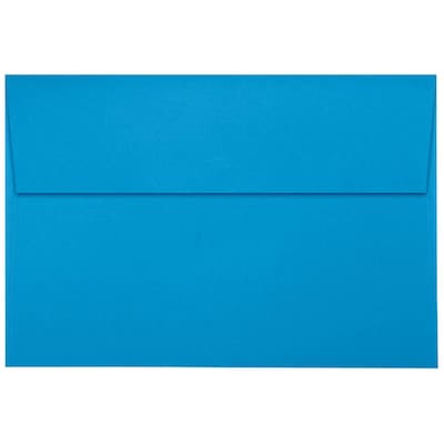 JAM Paper A8 Self Seal Invitation Envelopes, 5 1/2 x 8 1/8, Light Blue, 500/Pack (4885-102-500)