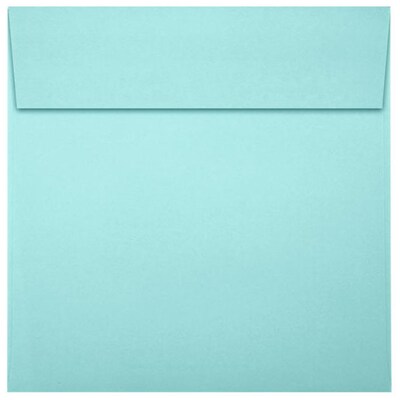 JAM Paper Self Seal Invitation Envelopes, 5 1/4 x 5 1/4, Seafoam Green, 50/Pack (8510-113-50)