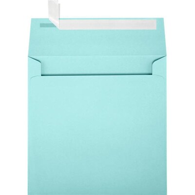 JAM Paper Self Seal Invitation Envelopes, 5 1/4" x 5 1/4", Seafoam Green, 500/Pack (8510-113-500)