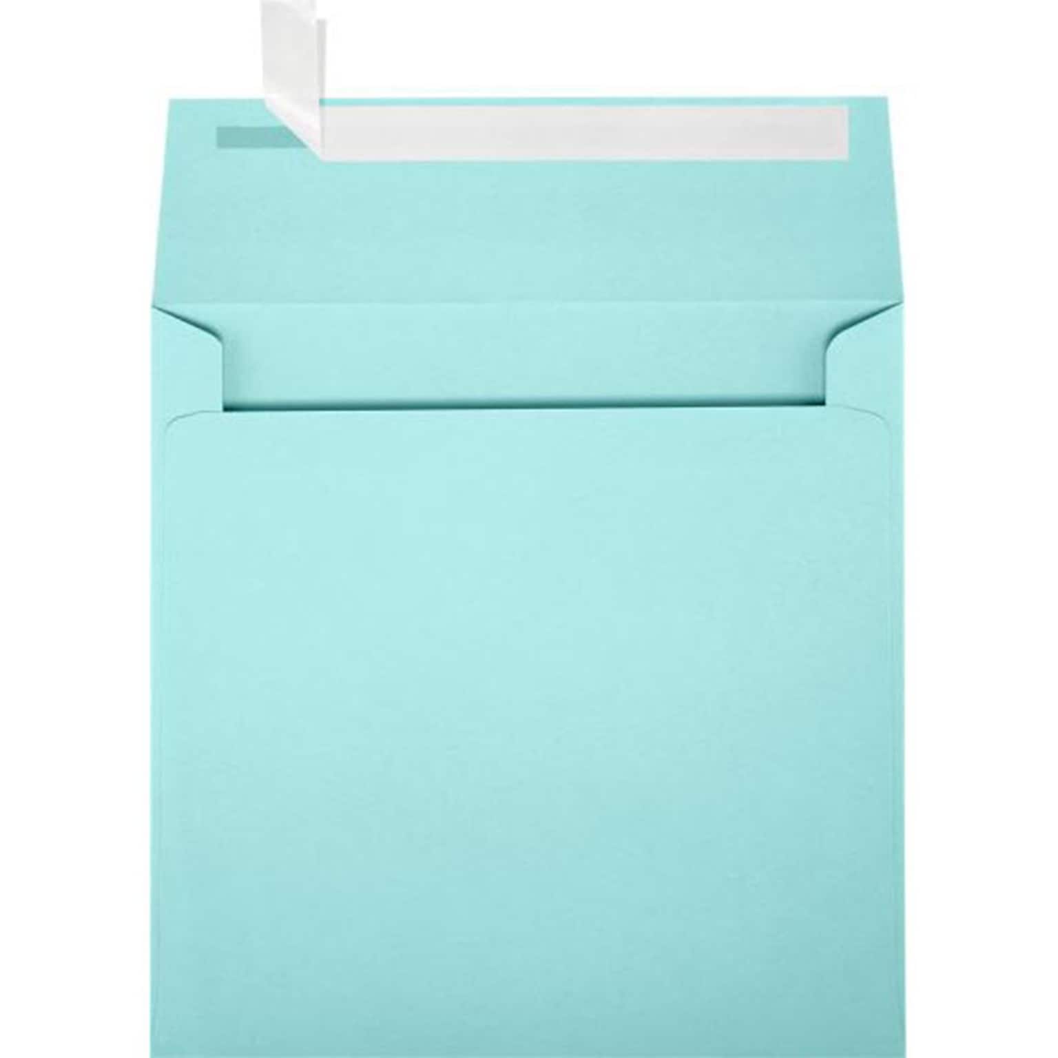 JAM Paper Self Seal Invitation Envelopes, 5 1/4 x 5 1/4, Seafoam Green, 500/Pack (8510-113-500)