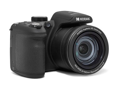 Kodak PIXPRO 20MP Digital Bridge Camera, 40x Optical Zoom, Black (AZ405-BK)