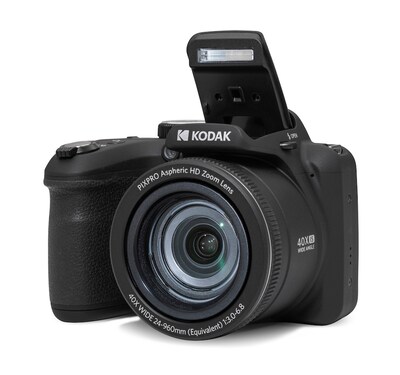 Kodak PIXPRO 20MP Digital Bridge Camera, 40x Optical Zoom, Black (AZ405-BK)