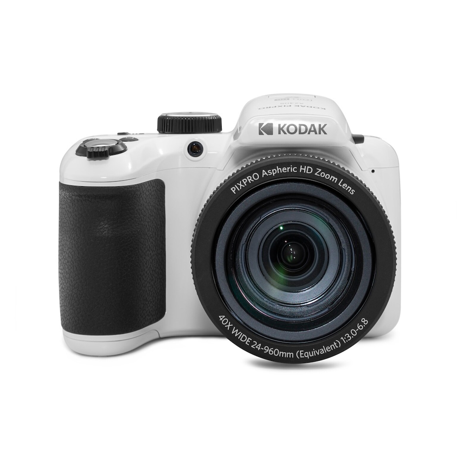 Kodak PIXPRO 20MP Digital Bridge Camera, 40x Optical Zoom, White (AZ405-WH)