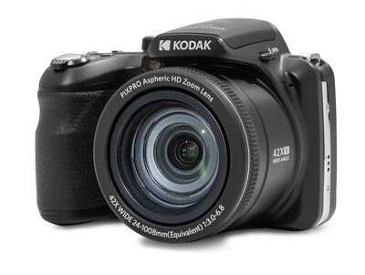 Kodak PIXPRO 20MP Bridge Digital Camera, 42x Optical Zoom, Black (AZ425-BK)