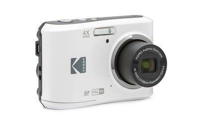 Kodak PIXPRO 16MP Point and Shoot Digital Camera, 4x Optical Zoom, White (FZ45-WH)