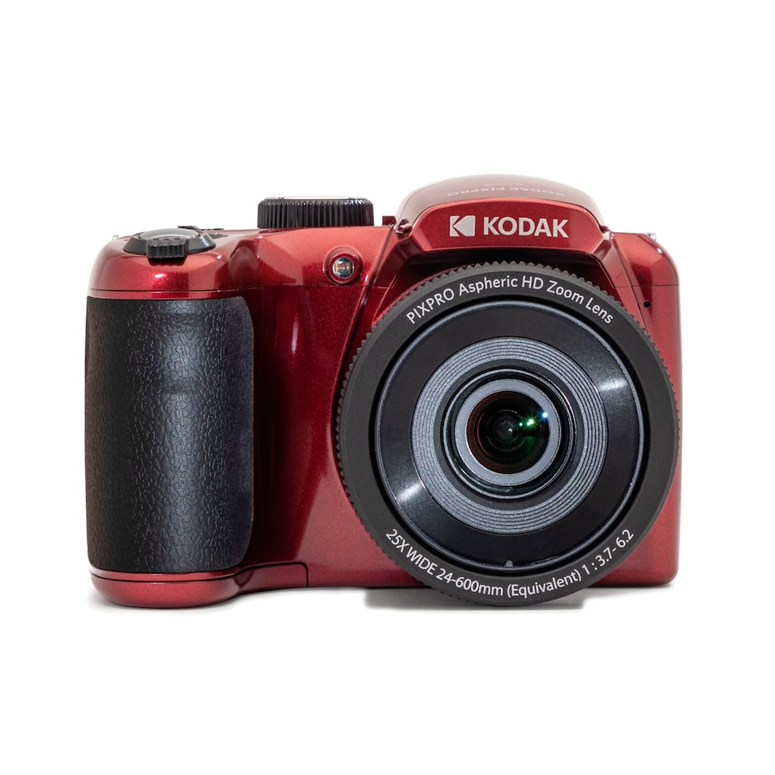Kodak PIXPRO 16MP Bridge Digital Camera, 25x Optical Zoom, Red (AZ255-RD)