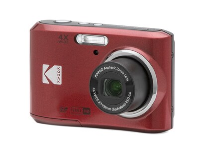 Kodak PIXPRO 16MP Point and Shoot Digital Camera, 4x Optical Zoom, Red (FZ45-RD)