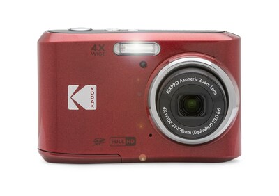 Kodak PIXPRO 16MP Point and Shoot Digital Camera, 4x Optical Zoom, Red (FZ45-RD)