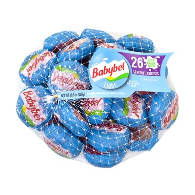 Babybel Mini Light Cheese Wheels, 26/Pack (902-00029)