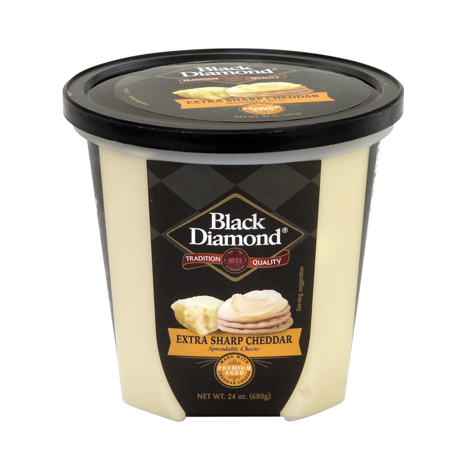 Black Diamond Extra Sharp Cheddar Spread, 24 Oz. (902-00077)