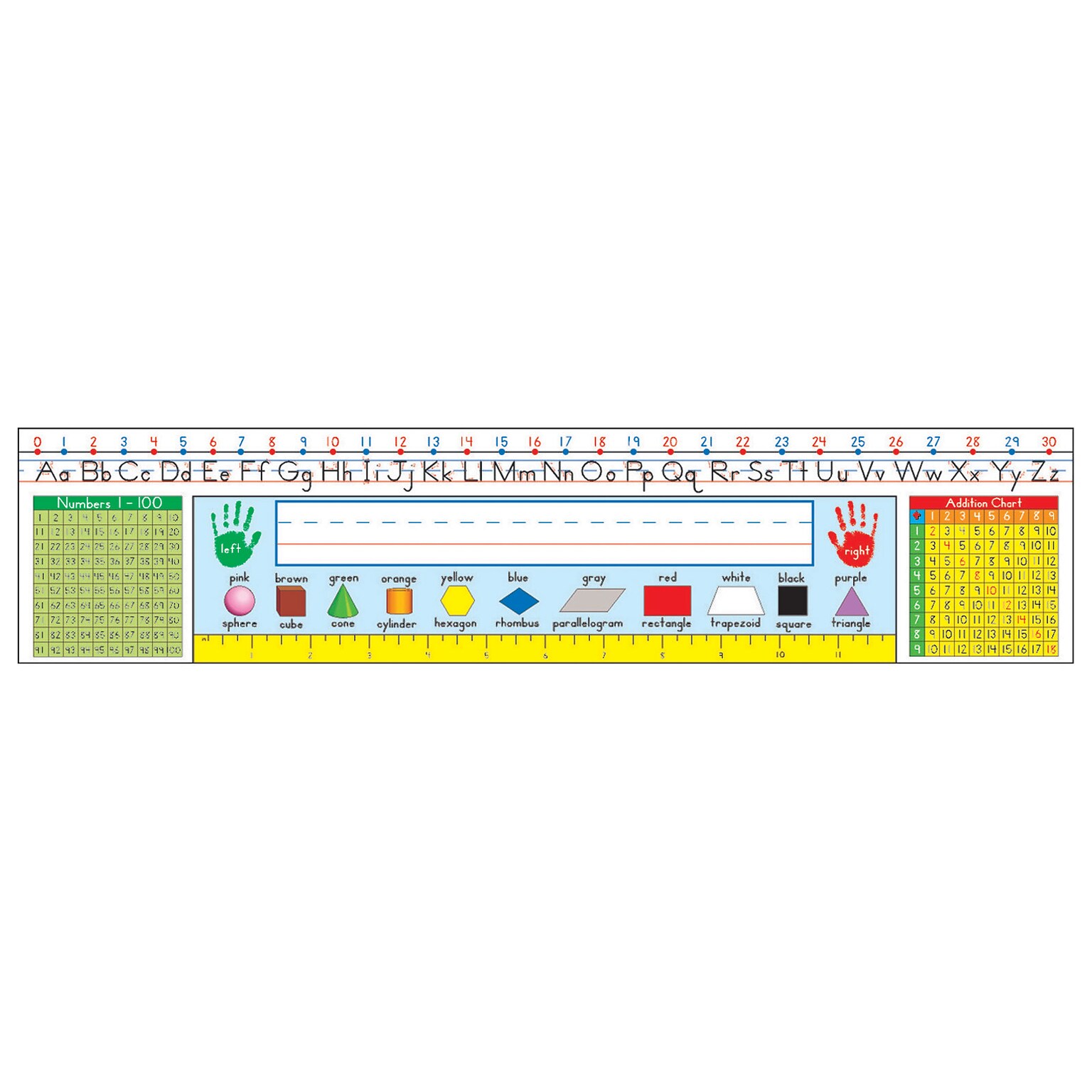 Assorted Publishers Carson Dellosa™ Traditional Manuscript: Grades 1-3 Nameplates, Pack of 36 (CD-124001)